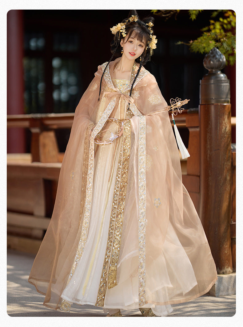 Fairy Hanfu Costume — Elegant Cloak & Flowing Ancient Outfit