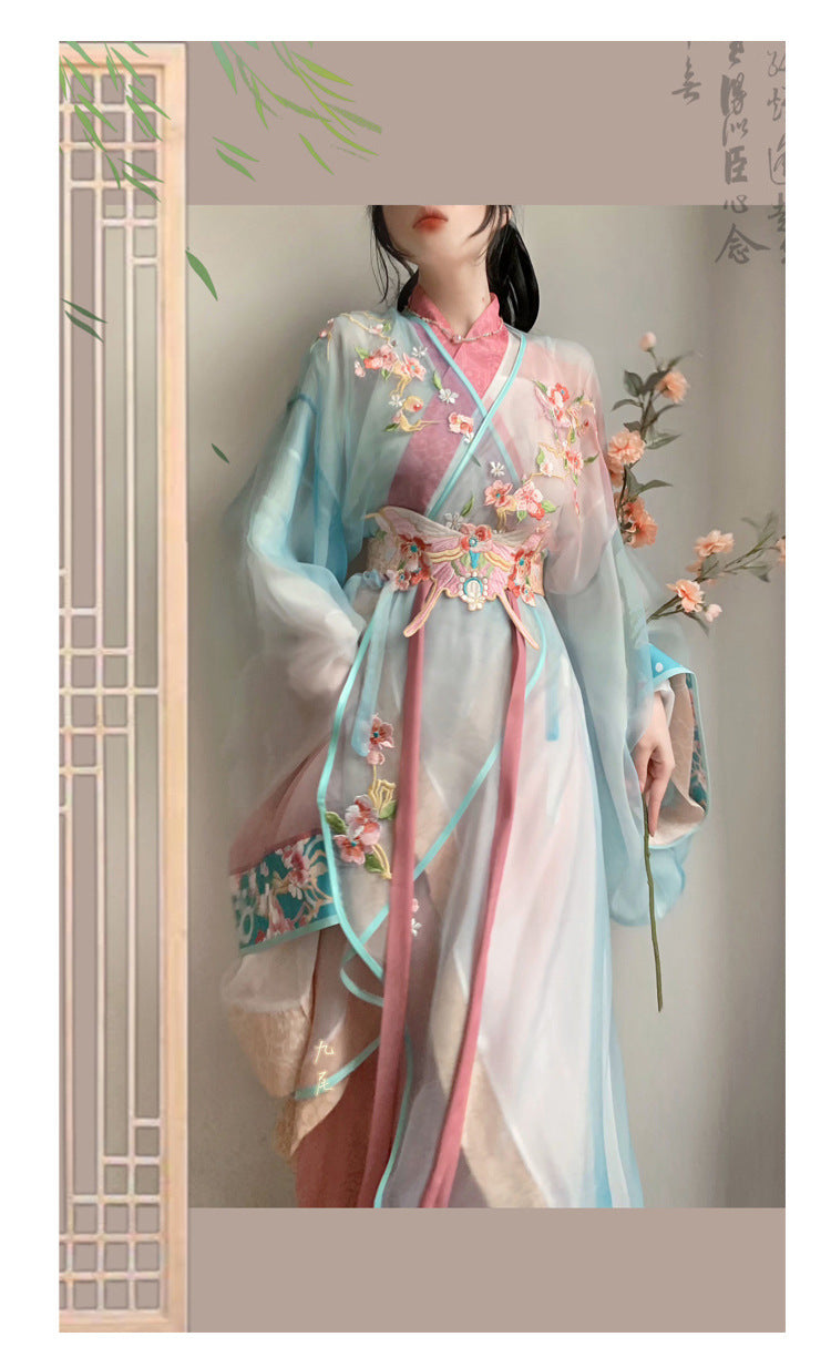 Oriental Drama Hanfu — Modified Warring States Style Short Robe