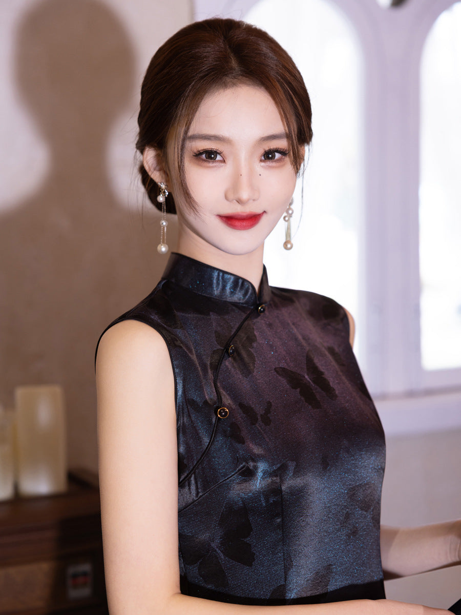 High-End Vintage Qipao – Improved New Chinese Style Dress