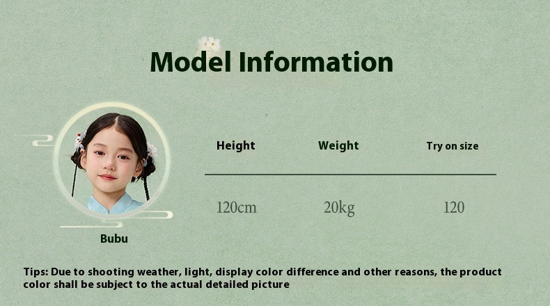 Children’s Chinese Summer Set — Shirt Top & Loose Wide-Leg Pants