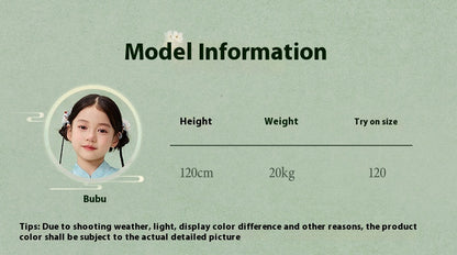 Children’s Chinese Summer Set — Shirt Top & Loose Wide-Leg Pants