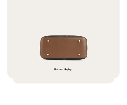 Vintage Xiangyun Silk Handbag — Real Mulberry Silk Bucket Bag for Women