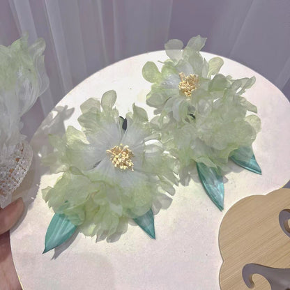 Ancient Style Forest Sweet Perm Flower Hair Crown Hanfu Handmade Hairpin