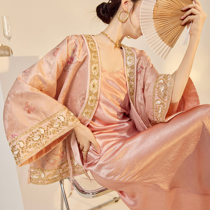 2025 Early Autumn Elegant New Chinese Style Embroidered Jacquard Coat | National Style