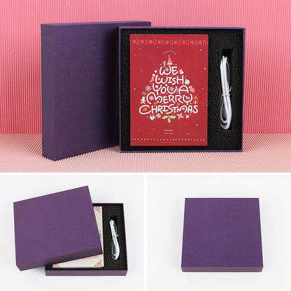 Creative 3D Night Light Foldable Fan Book Lamp for Bedroom