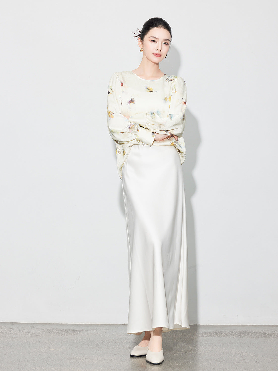 Chic High-Waist Mermaid Satin Skirt for Women