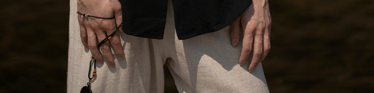 Summer Chinese Cotton Linen Shirt Men Casual Thin Youth Trend Top