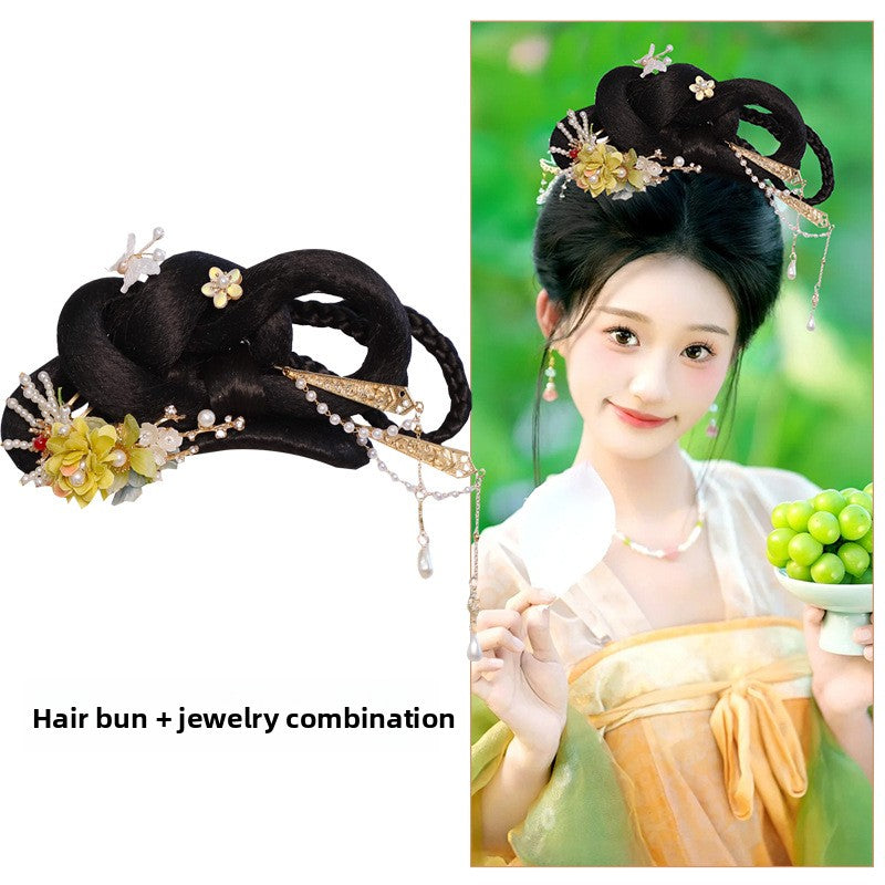 Ancient Costume Bun Soft Bottom Beginner's Lazy Bag