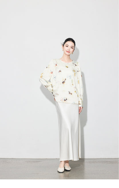 Chic High-Waist Mermaid Satin Skirt for Women