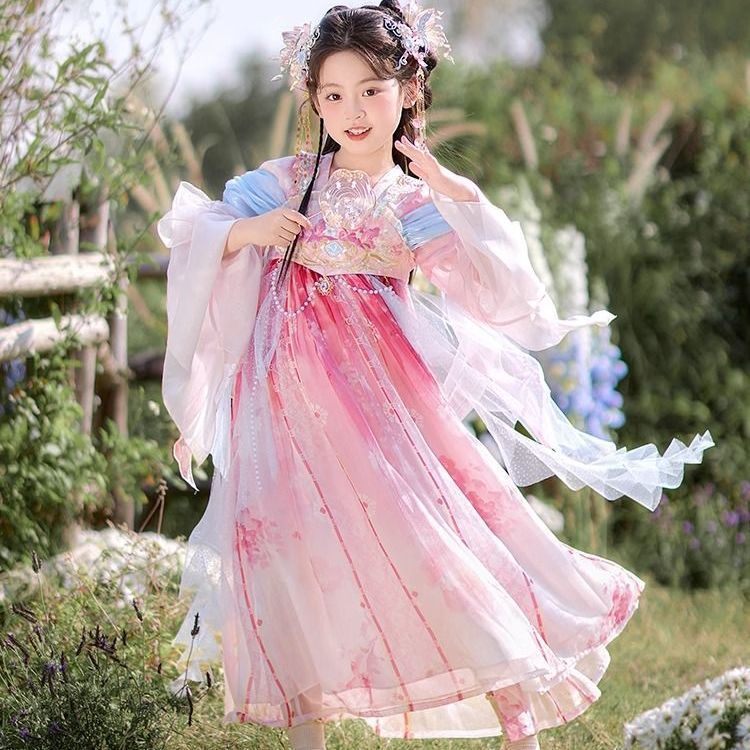 Fairy Ancient Style Hanfu — Girls Cosplay Little Princess Outfit