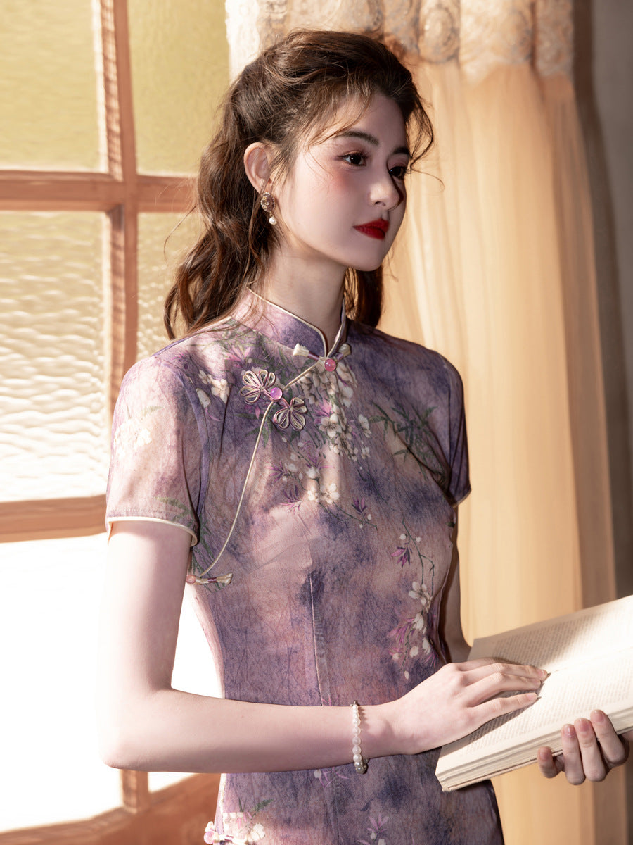 Youth Style Cheongsam – New Chinese Style Elegant Daily Wear