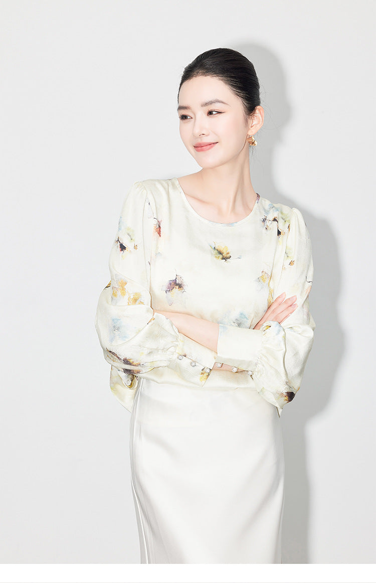 High-End Chinese National Style Spring Blouse