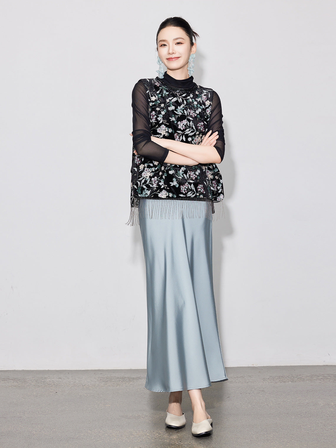 Chic High-End Silky Mermaid Half Skirt