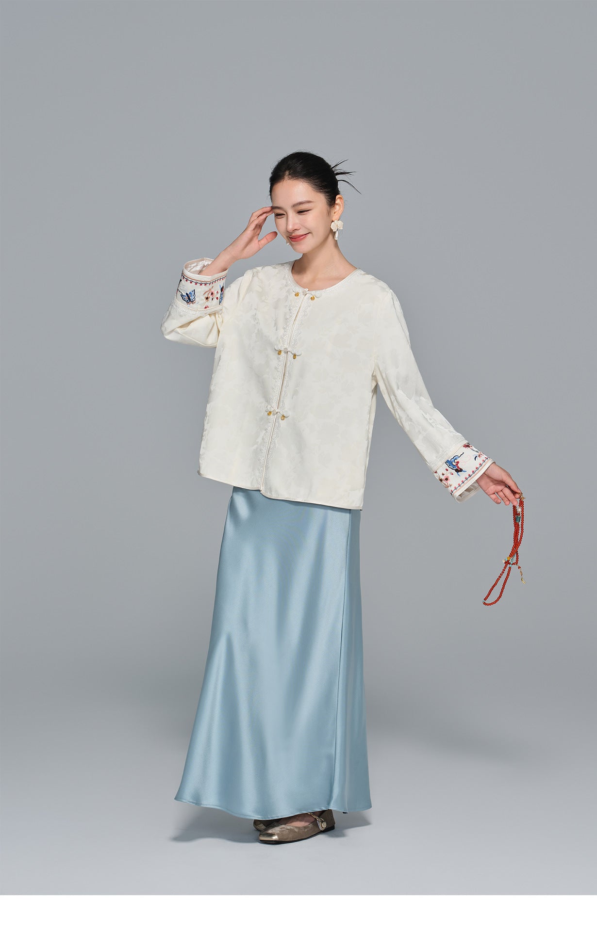 Stylish Embroidered Women's Top