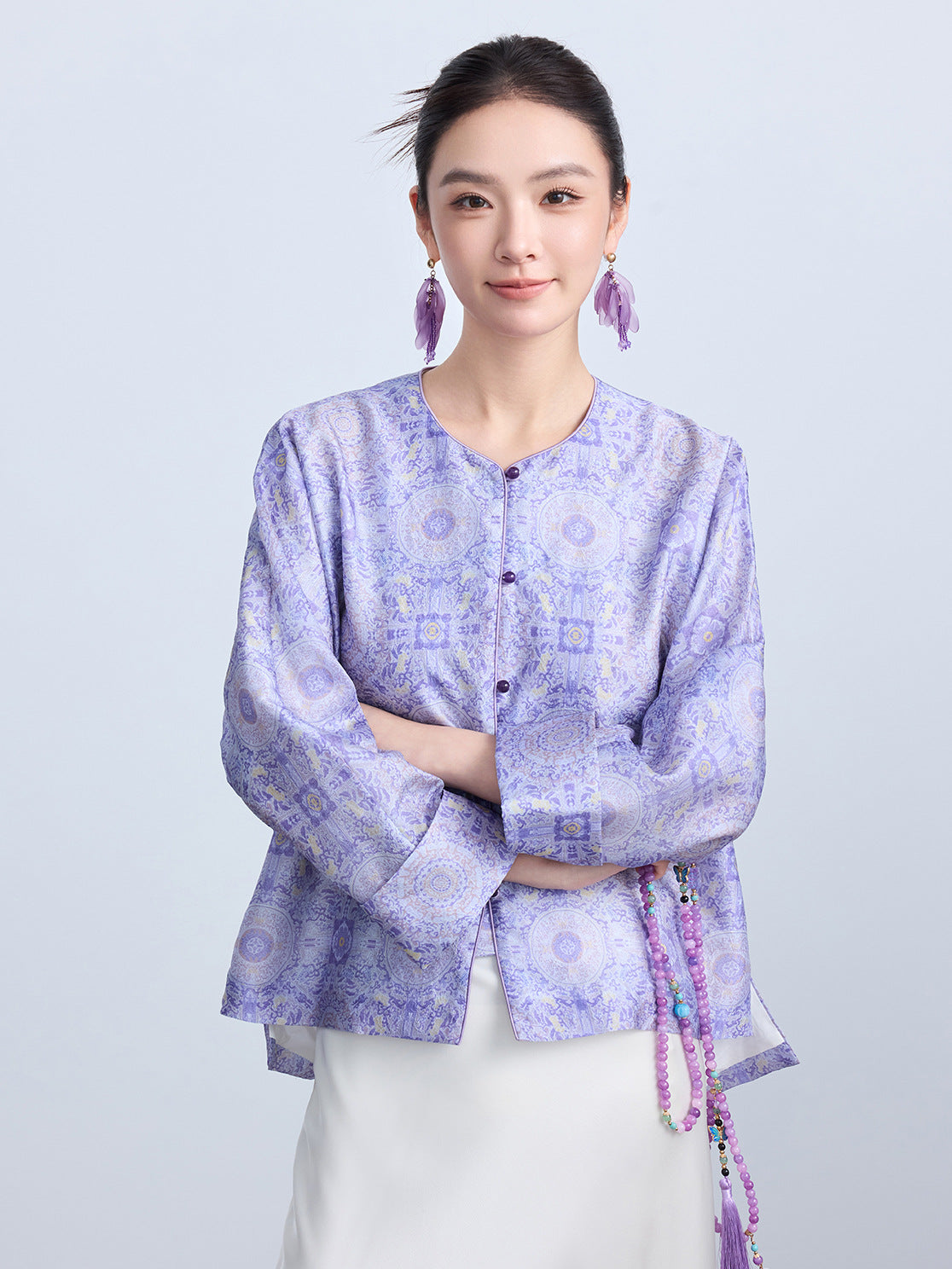 High-End Stylish Chinese Summer Top for Women