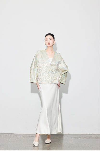 Chic High-Waist Mermaid Satin Skirt for Women