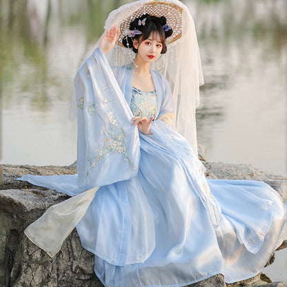 Super Fairy Hanfu Outfit — Improved Zen Hezi Dress for Women