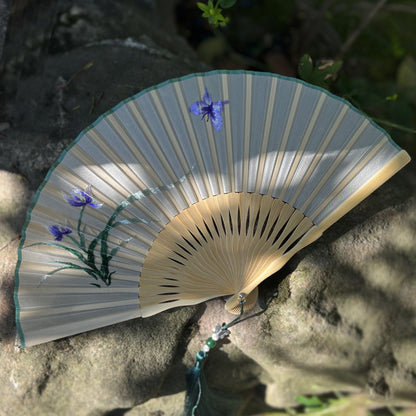 Handmade Suzhou Embroidery Folding Fan — Chinese Style Craft Gift