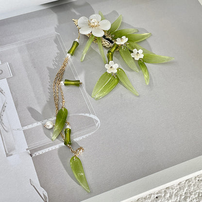 New Chinese Style Ancient Daily Hair Clip Long Tassel Side Hair Accessory