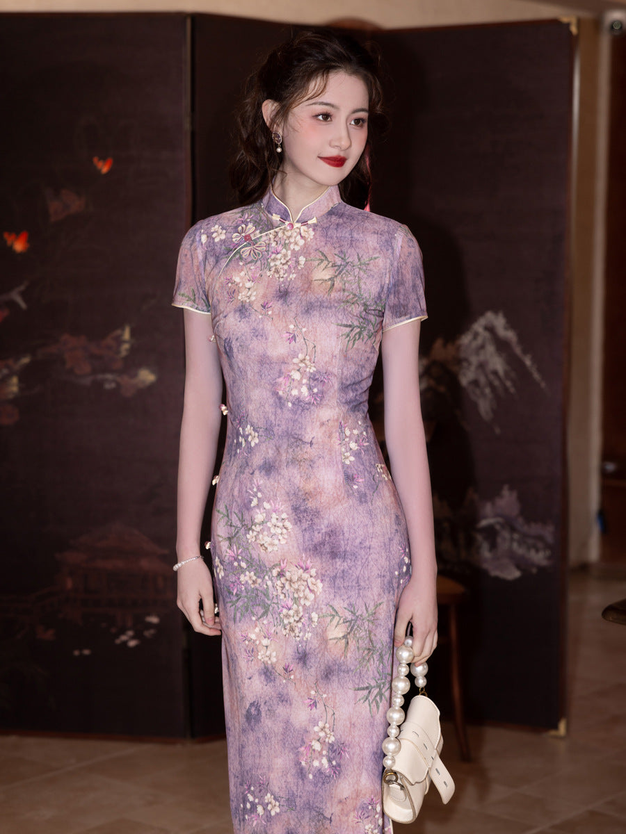 Youth Style Cheongsam – New Chinese Style Elegant Daily Wear