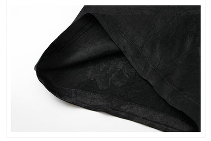 2026 New Chinese Style Elegant Acetate Wide-Leg Pants for Women