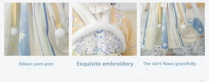 Children’s Winter Hanfu | Thickened Tang Suit New Year Outfit for Girls