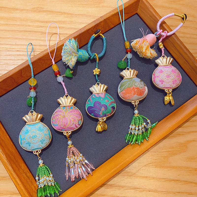 Song Brocade Tassel Pendant Intangible Heritage Car Hanging Charm