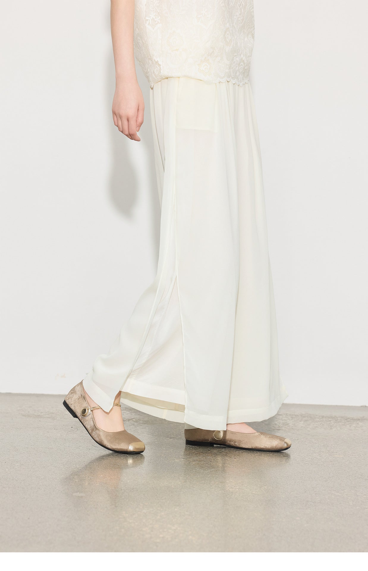 Elegant High-Waist Wide-Leg Summer Pants