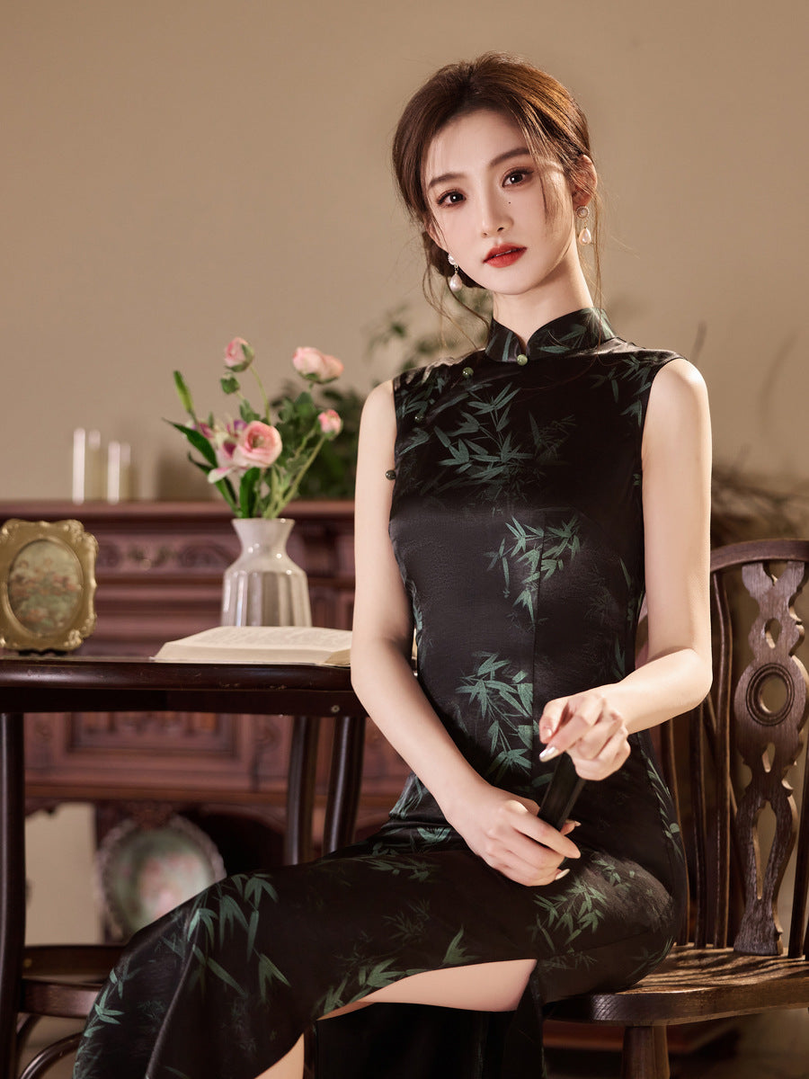 Improved Youth Cheongsam – High-End Daily Wear Dress