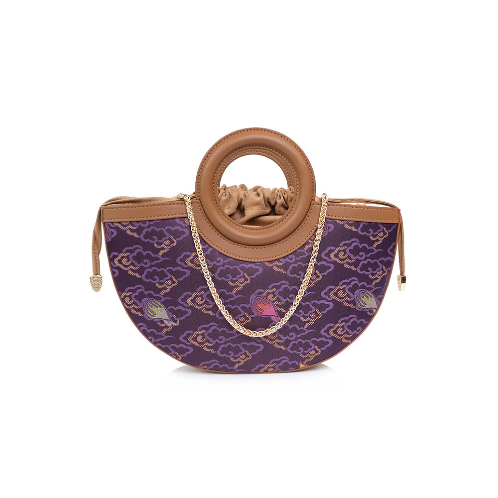 National Trend Song Brocade Shoulder Bag — Original Design Fashion Crossbody