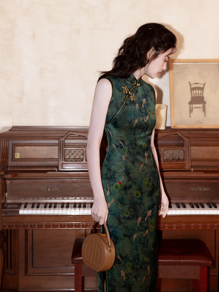 High-End New Chinese Style Qipao – Spring Summer Daily Dress