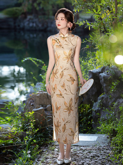 Improved Chinese Style Qipao – Elegant Youth Summer Dress