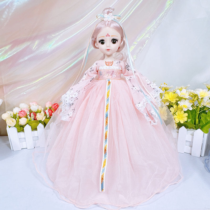 30cm Ancient Style Doll — Hanfu Toy for Girls, Gift for Kids