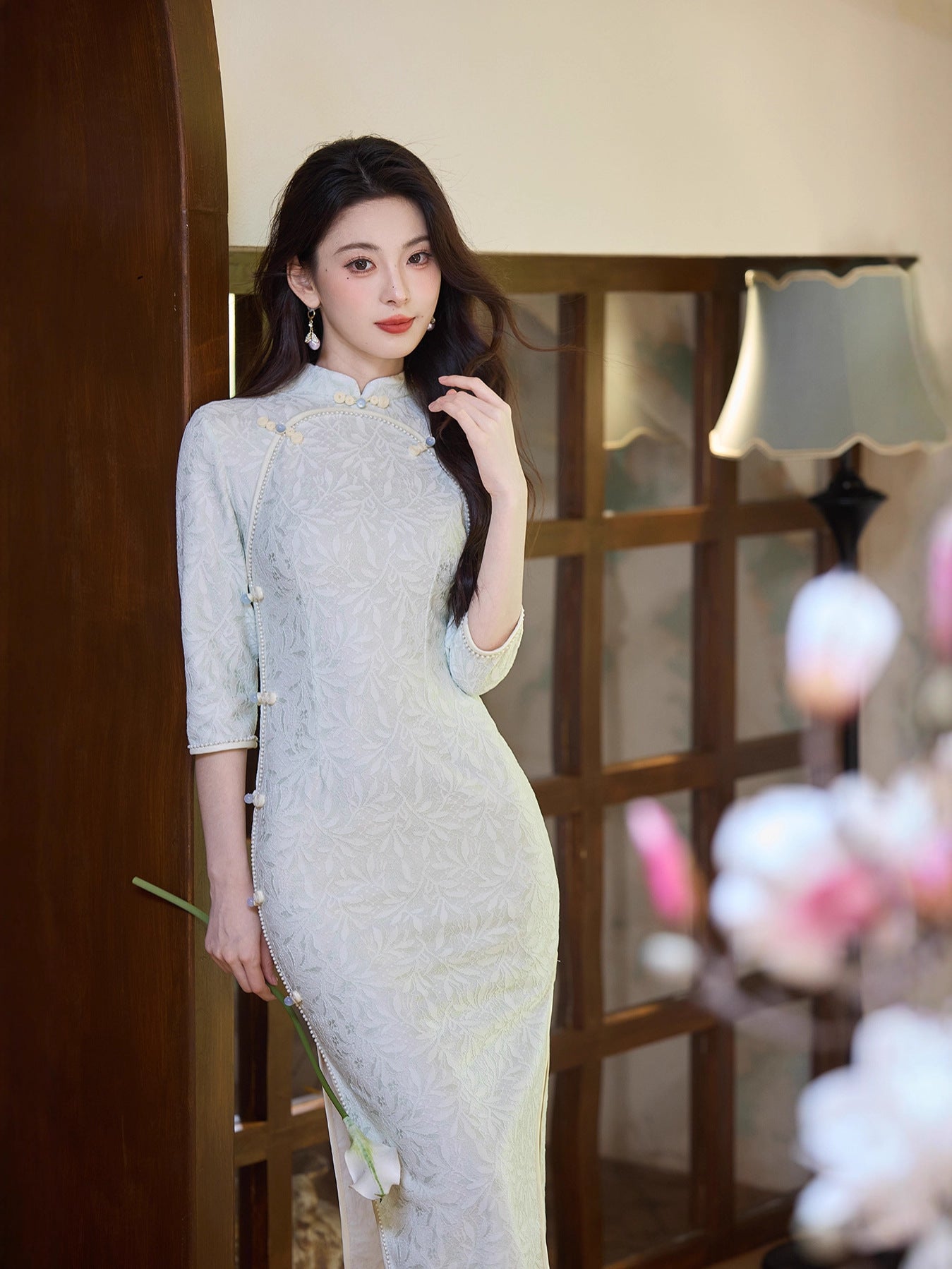 Elegant New Chinese Style Cheongsam – Daily Wear 2025