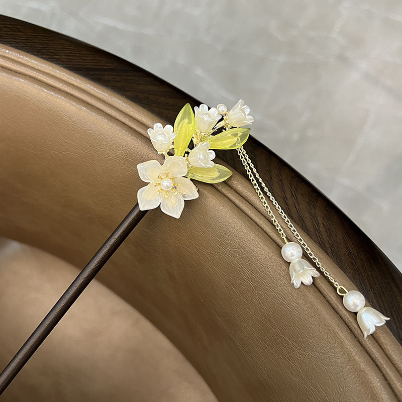 Wooden Lily of the Valley Hairpin | New Chinese Style Ancient Handmade Hairpin