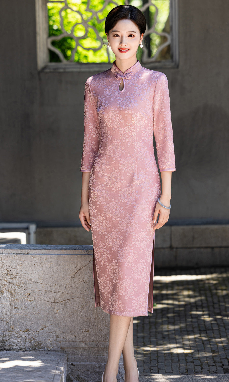 Retro Republic of China Style Qipao – Toasting & Family Occasion Dress