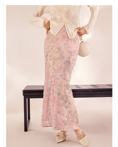 2026 Spring New Chinese Beaded Rayon Elegant Youthful Jacket