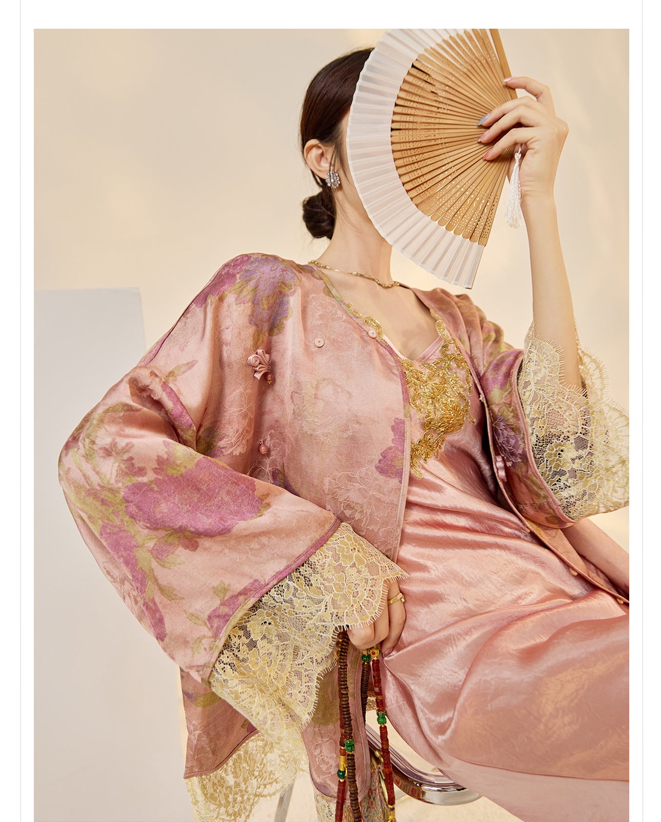 2025 New Chinese Style Light Luxury Jacket | Elegant Printed Rayon Women's Top