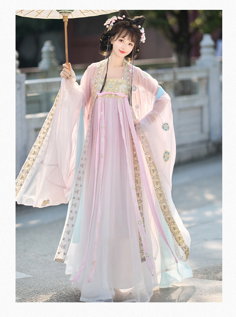 Fairy Hanfu Costume — Elegant Cloak & Flowing Ancient Outfit