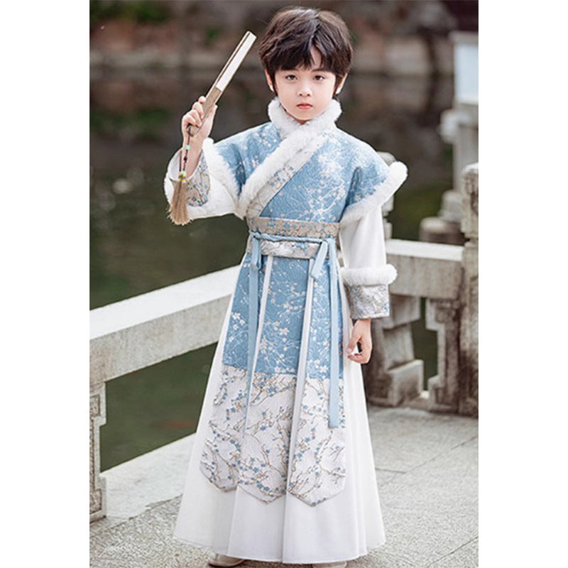 Children’s Chinese Style Hanfu | Autumn Winter Boys’ National Style Tang Suit