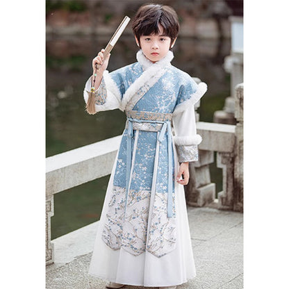 Children’s Chinese Style Hanfu | Autumn Winter Boys’ National Style Tang Suit