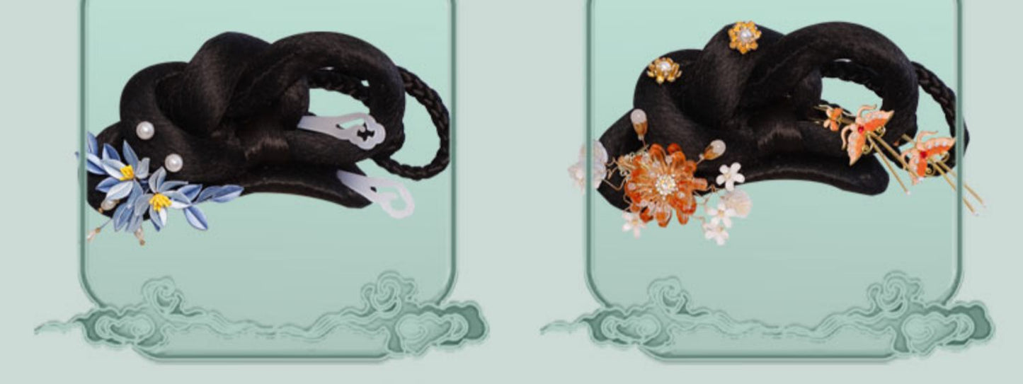 Ancient Costume Bun Soft Bottom Beginner's Lazy Bag