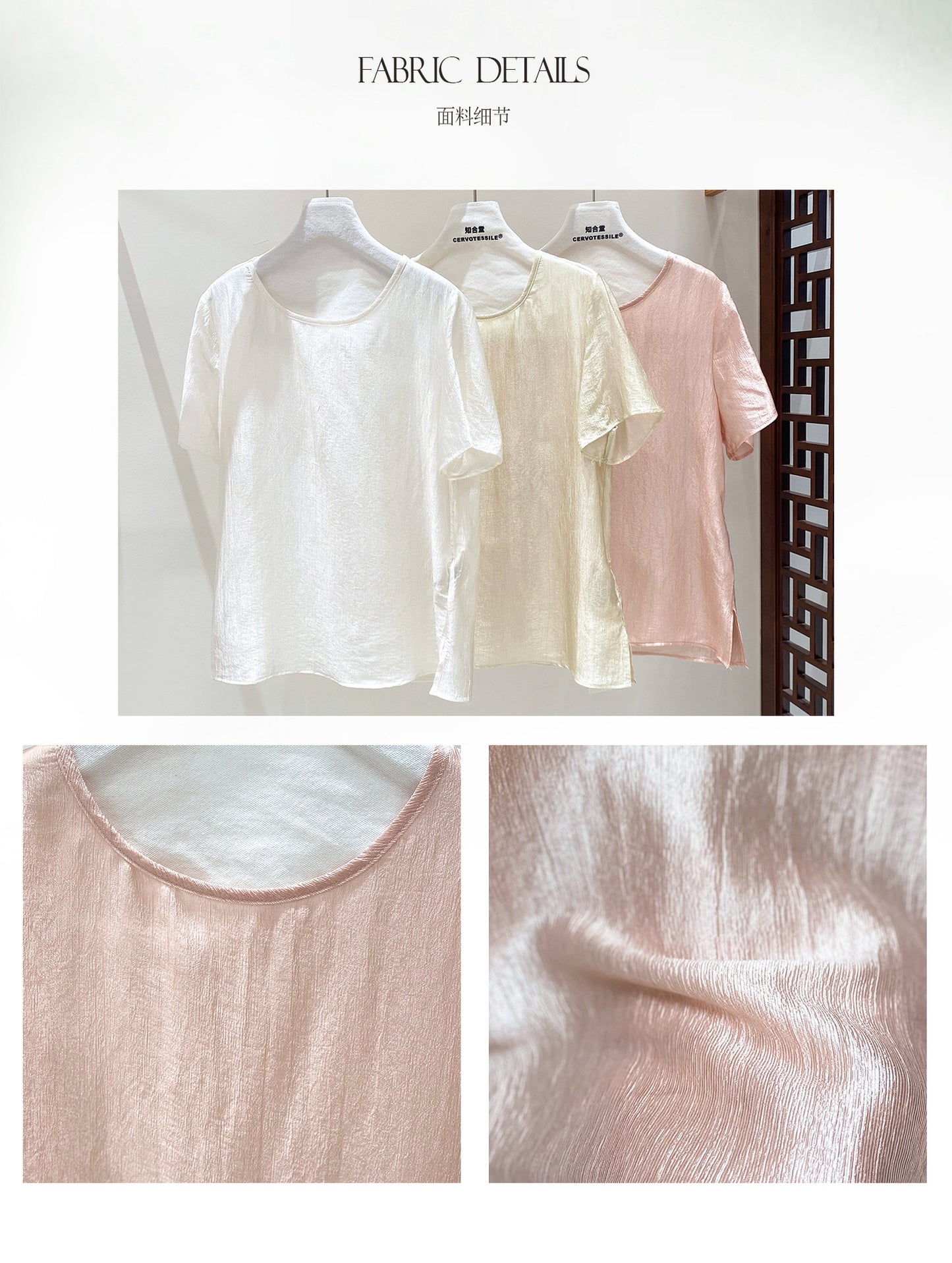 High-End National Style Summer Blouse for Women