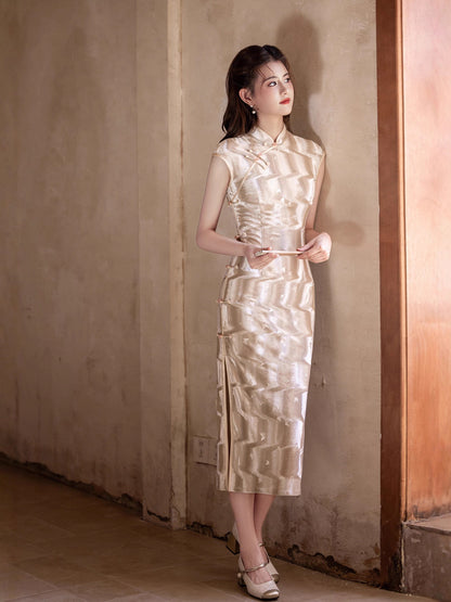Artistic Niche Qipao – Slimming Elegant Daily Wear Dress