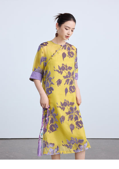 New Chinese Style Qipao – High-End Elegant Women's Dress