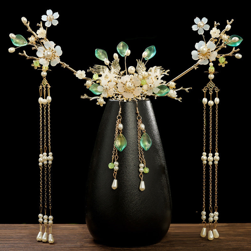 Hanfu Hair Accessories Fairy Girl Tassel Hairpin Full Set Buyao Hairpin