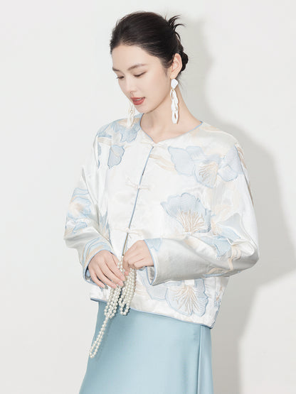 High-End Sophisticated Chinese Style Cardigan for Women