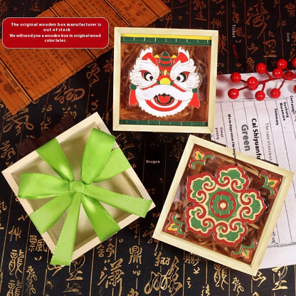 Handmade Cloisonné Enamel Jewelry Box DIY Kit — Chinese Style Craft Gift Set