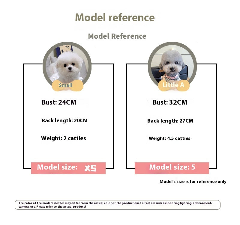 New Chinese Style Autumn Winter Pet Cheongsam for Small Medium Dogs