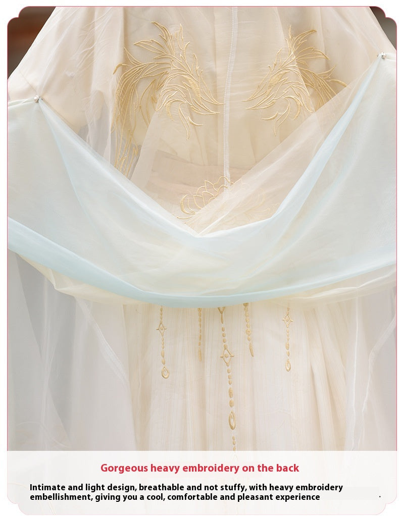 Fairy Song Hanfu Costume — Elegant Waist-Length Ru Skirt Outfit